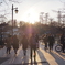 夕暮の公園