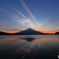 山中湖の夕暮れ1