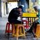 elderly couple