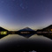 薄氷と星空