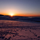 夕色に染まる雪の鳥取砂丘*3