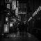 雨の法善寺横丁.
