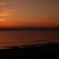 江の島の海と夕陽