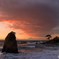 陽が沈む（立石夕景）