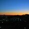 未明の公園近くで・・