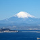 晴天の富士を望む