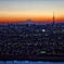 富士夜景色