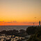 潮岬灯台の夕日