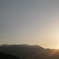 夕陽の光。