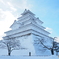 鶴ヶ城　雪景色１