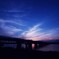 夕暮れ。