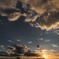 琵琶湖　夕景