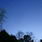 鉄塔と星空