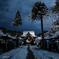 雪化粧の北野天満宮