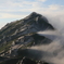 燕岳 斜光