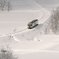 雪原を走る