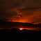 2017/02/25 船から見た夕陽