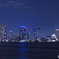 芝浦南ふ頭公園から勝どき晴海方面の夜景