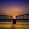 Yoshino River of the sunset