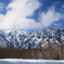 去りゆく雪の戸隠山