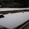 雪を被った石庭（京都　龍安寺）