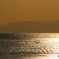 夕暮れの海