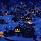雪の夜の白川郷 t