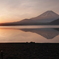 本栖湖からの富士山
