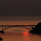 彼岸の夕陽に染まる海Ⅳ
