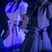 青い炎に燃える太陽