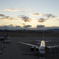 夕暮れの伊丹空港