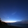 琵琶湖　夜の始まり