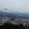 温泉街の朝