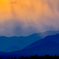 故郷の夕陽山景