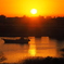 江戸川の夕日