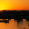 江戸川の夕日