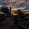 BMXと夕陽