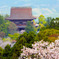 金峯山寺を望む