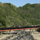 ななつ星 玖珠川を渡る
