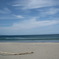 波と砂浜