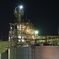 夜間撮影　工場