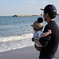 生まれて初めて海見ました。