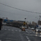 雨の交差点