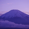 富士山　夕焼け
