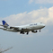 「良い天気」 UNITED 747-400 N104UA Landing