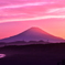 ピンクの富士山！
