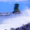 雨晴海岸の荒波