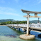竹島 八百富神社にて