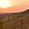 公園の夕景