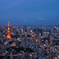 スカイデッキからの夜景